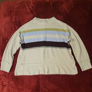 🔥🔥HP🔥🔥1-6-24🔥🔥WOMENS ANA SWEATER CREAM PRINT SIZE PM